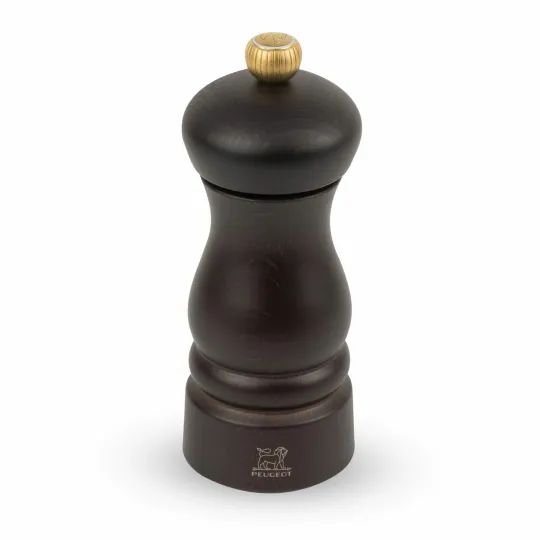 Peugeot Saveurs Clermont moulin à sel en bois couleur chocolat 13cm -> Moulins À Sel Et Salières