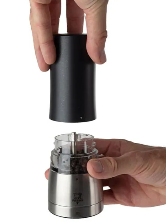 Peugeot Saveurs Daman electrique Moulin à poivre électrique u'select, noir irisé, 16 cm - 6,25in. -> Idées Cadeaux -100€ | Envie De Design