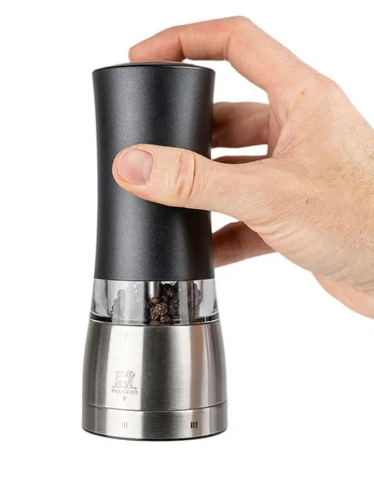 Peugeot Saveurs Daman electrique Moulin à poivre électrique u'select, noir irisé, 16 cm - 6,25in. -> Idées Cadeaux -100€ | Envie De Design