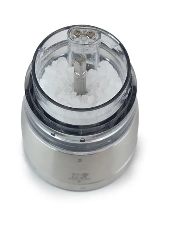 Peugeot Saveurs Daman electrique Moulin à sel électrique u'select, noir irisé, 16 cm - 6,25in. -> Idées Cadeaux -100€ | Envie De Design