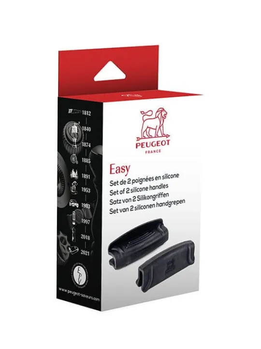 Peugeot Saveurs Easy appolia Set de 2 poignées en silicone, noir -> Idées Cadeaux -50€