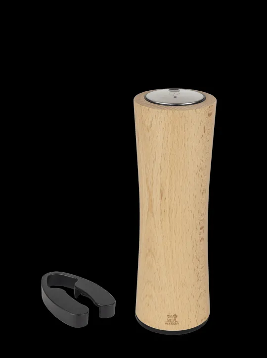 Peugeot Saveurs Elis reverse Tire-bouchon électrique rechargeable en bois tout automatique, naturel, 21 cm - 8" -> Envie De Design | Tire-bouchons