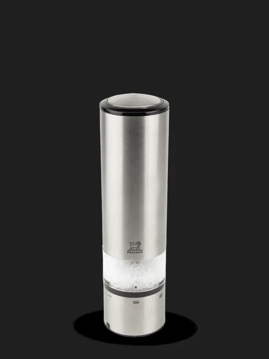 Peugeot Saveurs Elis sense Moulin à sel électrique u'select en inox 20 cm -> Envie De Design | Moulins À Sel Et Salières