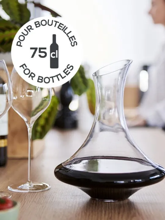 Peugeot Saveurs Evolution Carafe pour vins rouges jeunes pour bouteilles de 75 cl -> Idées Cadeaux -50€ | Carafes À Vin