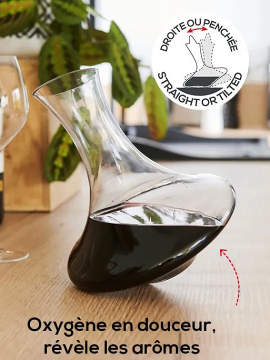 Peugeot Saveurs Evolution Carafe pour vins rouges jeunes pour bouteilles de 75 cl -> Idées Cadeaux -50€ | Carafes À Vin