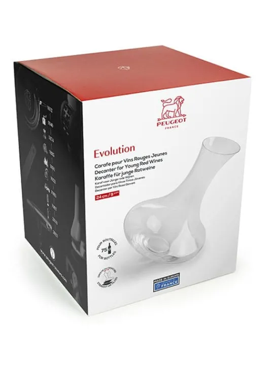 Peugeot Saveurs Evolution Carafe pour vins rouges jeunes pour bouteilles de 75 cl -> Idées Cadeaux -50€ | Carafes À Vin