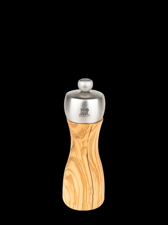 Peugeot Saveurs Fidji Moulin à poivre manuel en bois d' et inox 15cm -> Moulins À Poivre