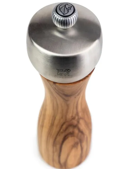 Peugeot Saveurs Fidji Moulin à poivre manuel en bois d' et inox 15cm -> Moulins À Poivre
