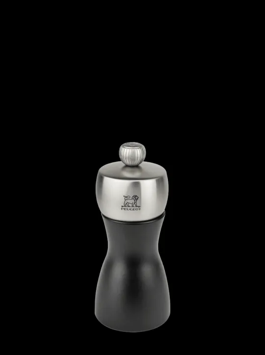 Peugeot Saveurs Fidji Moulin à poivre manuel en bois et inox couleur noir 12 cm -> Moulins À Poivre