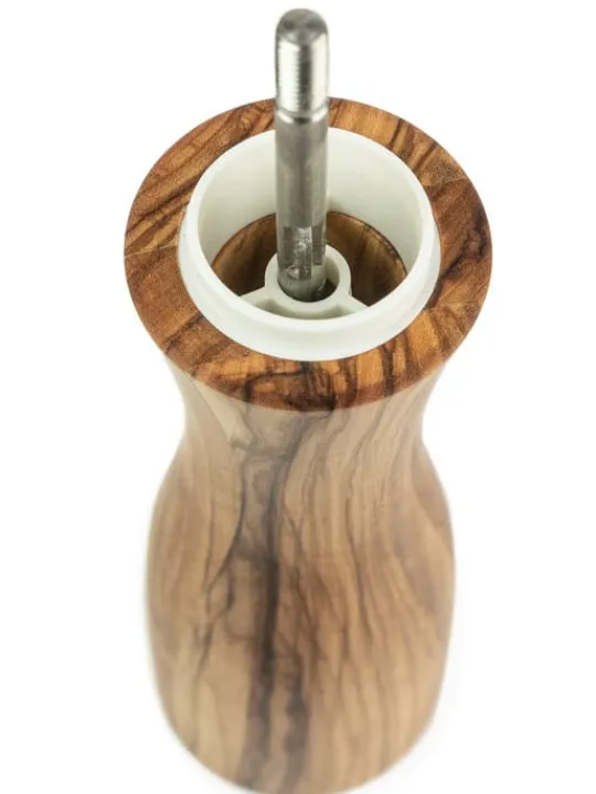 Peugeot Saveurs Fidji moulin à sel manuel en bois d' et inox 15cm -> Moulins À Sel Et Salières