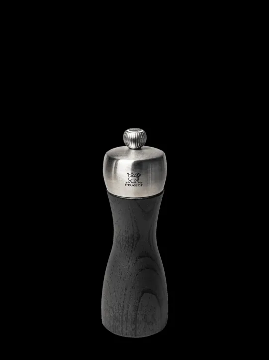 Peugeot Saveurs Fidji moulin à sel manuel en bois et inox, collection , 15 cm - 6in -> Moulins À Sel Et Salières