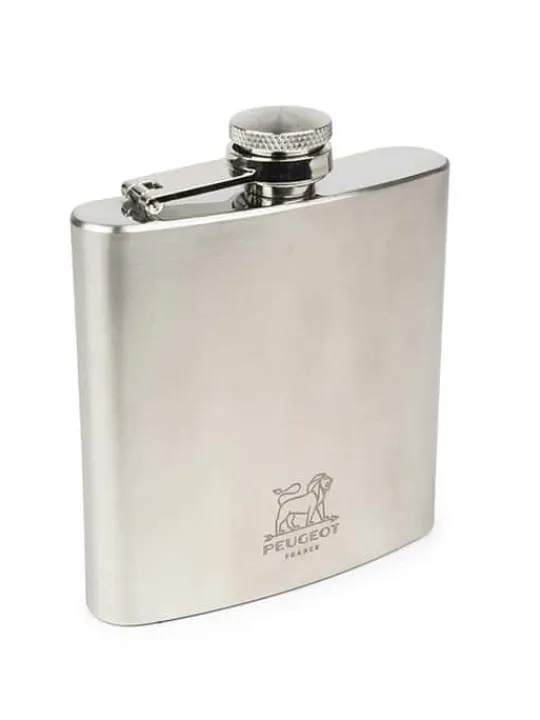 Peugeot Saveurs Flasque inox 1 flasque en inox dans sa pochette velours -> Idées Cadeaux -50€ | Verres De Dégustation