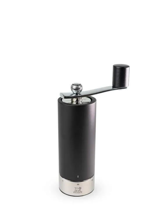 Peugeot Saveurs Isen Moulin à poivre à manivelle en bois et inox, noir, u'select, 18 cm - 7" -> Envie De Design | Envie De Saveurs