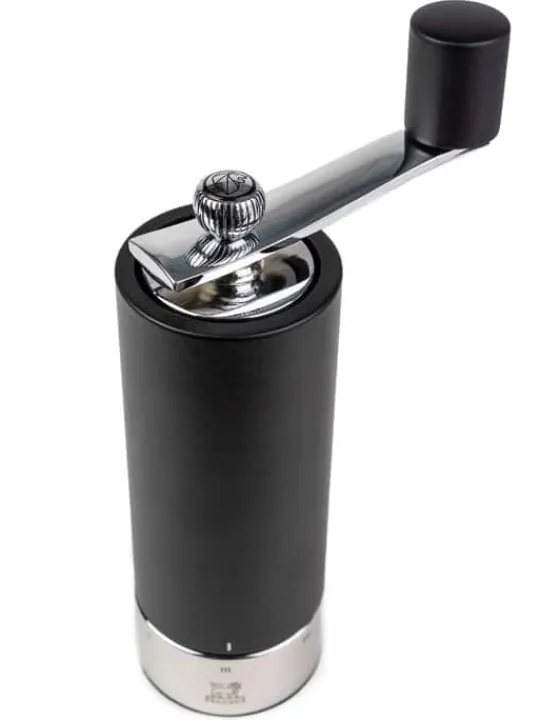 Peugeot Saveurs Isen Moulin à poivre à manivelle en bois et inox, noir, u'select, 18 cm - 7" -> Envie De Design | Envie De Saveurs