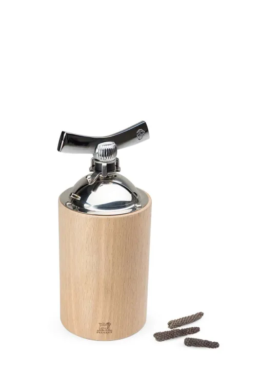 Peugeot Saveurs Isen moulin à poivres longs et gros grains de poivre manuel en bois couleur naturel 16 cm - 6,25" -> Envie De Saveurs | Moulins À Poivre