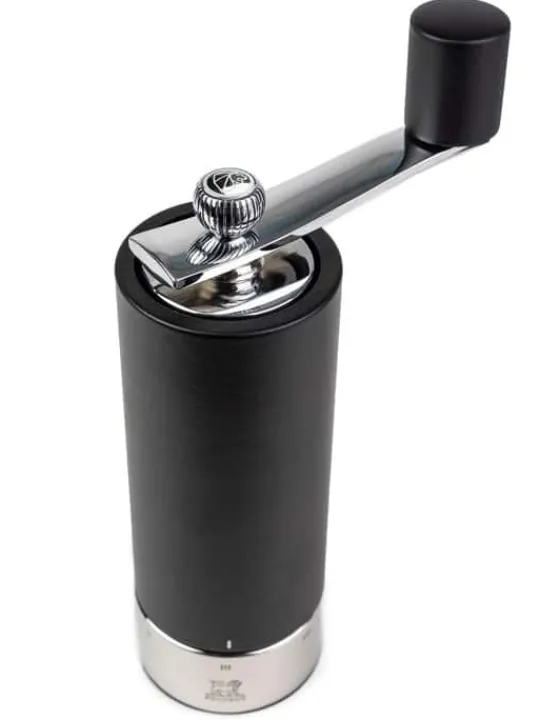 Peugeot Saveurs Isen Moulin à sel à manivelle en bois et inox, noir, u'select, 18 cm - 7" -> Envie De Design | Envie De Saveurs