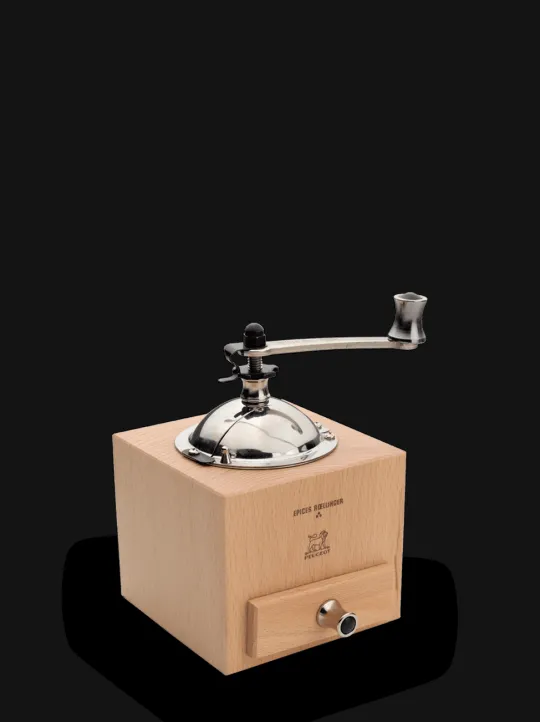 Peugeot Saveurs Le moulin d'olivier roellinger Moulin à poivre manuel en bois avec manivelle, , 13 cm - 5in -> Idées Cadeaux -100€ | Envie De Saveurs