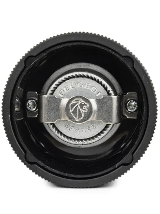 Peugeot Saveurs Line Moulin à poivre manuel en bois et aluminium noir mat, 12 cm - 4,75in -> Envie De Design | Moulins À Poivre