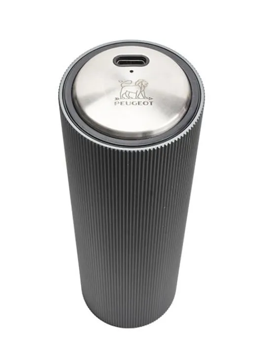 Peugeot Saveurs Line preserve electric Pompe à vide electrique pour le vin 100% automatique en aluminium, carbone, 14 cm - 5,5 in -> Accessoires Vin Et Champagne | Accessoires Moulins