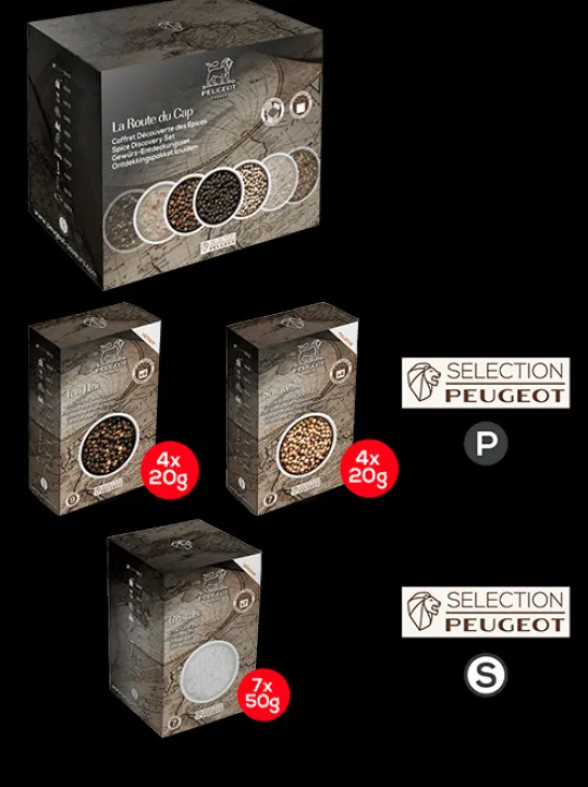 Peugeot Saveurs Multipack mix standard Pack poivres et sel classique -> Idées Cadeaux -50€ | Envie De Saveurs