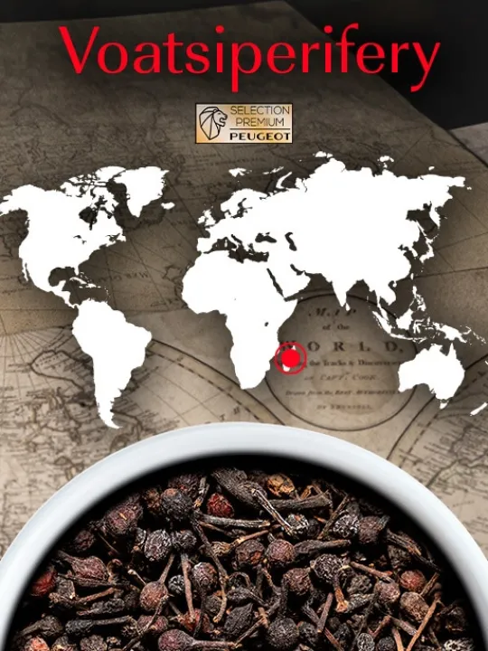Peugeot Saveurs Multipack poivres premium Pack 3 poivres d'origine et 1 mélange exclusif -> Epices Du Monde