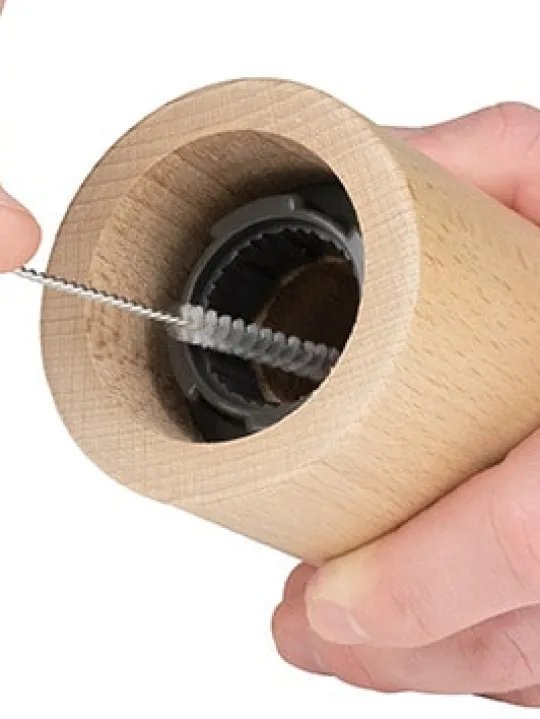 Peugeot Saveurs Naka moulin à graines de lin en bois naturel 11 cm - 4,5‘‘ -> Envie De Saveurs | Moulins Expert