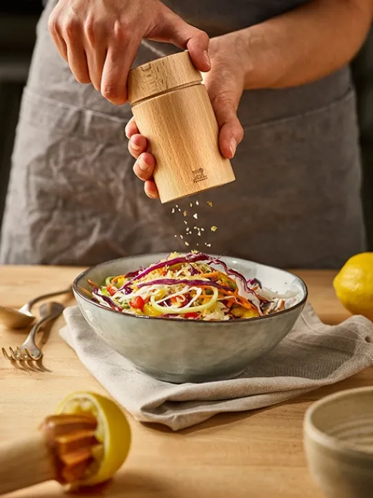 Peugeot Saveurs Naka moulin à graines de lin en bois naturel 11 cm - 4,5‘‘ -> Envie De Saveurs | Moulins Expert