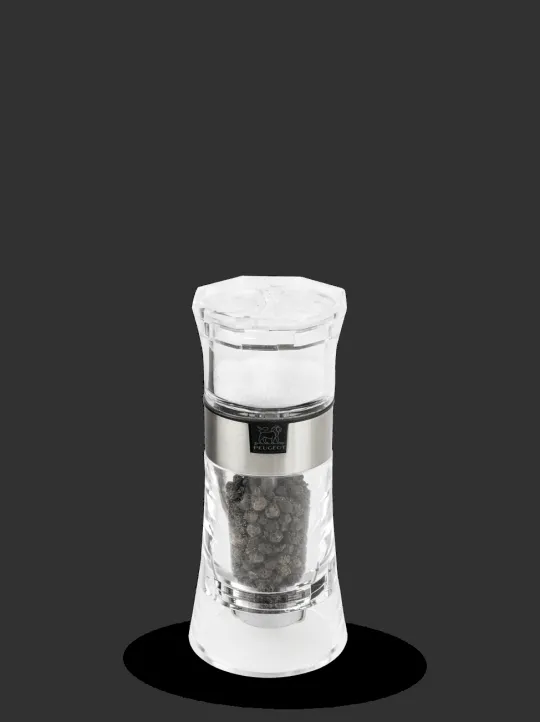 Peugeot Saveurs Oslo Combi moulin à poivre et salière manuel en acryl 13 cm -> Duos Et Combi 2 En 1 | Moulins À Sel Et Salières