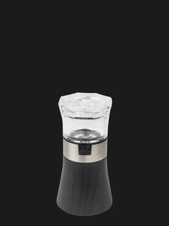 Peugeot Saveurs Oslo combi moulin à poivre et salière manuel en bois, inox et acryl, 11 cm -> Duos Et Combi 2 En 1 | Moulins À Sel Et Salières