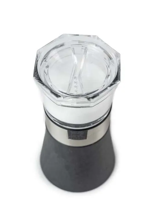 Peugeot Saveurs Oslo combi moulin à poivre et salière manuel en bois, inox et acryl, 11 cm -> Duos Et Combi 2 En 1 | Moulins À Sel Et Salières