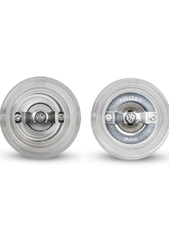 Peugeot Saveurs Oslo Duo de moulins à poivre et à sel humide manuels en acryl 14 cm -> Duos Et Combi 2 En 1 | Moulins À Sel Et Salières