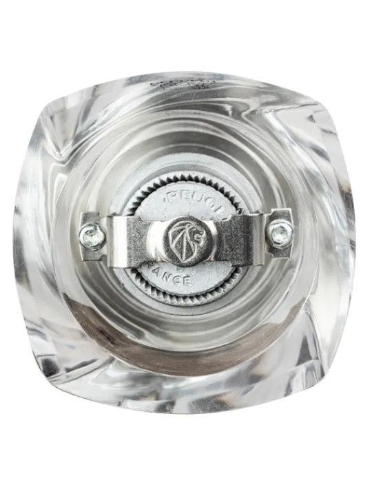 Peugeot Saveurs Ouessant Moulin à piment manuel en inox et acryl 14 cm -> Moulins Expert