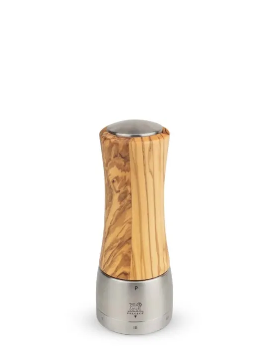 Peugeot Saveurs Pack madras bois d'olivier u'select 16 cm Duo de moulins à poivre et à sel u'select 16 cm et ses épices -> Duos Et Combi 2 En 1 | Moulins À Sel Et Salières