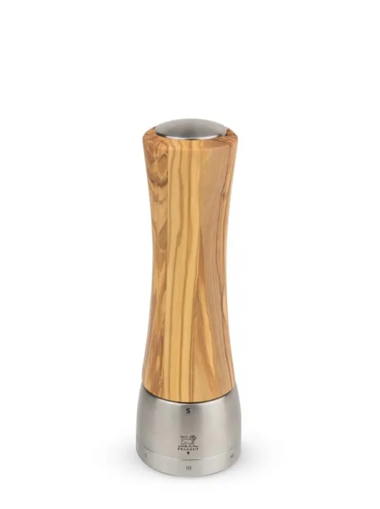 Peugeot Saveurs Pack madras bois d'olivier u'select 21 cm Duo de moulins à poivre et à sel u'select 21 cm et ses épices -> Duos Et Combi 2 En 1 | Moulins À Sel Et Salières