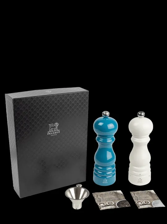 Peugeot Saveurs Pack ParisRama u'Select Bleu Pacifique et Ivoire 18 cm -> Coffrets Cadeaux | Envie De Couleurs