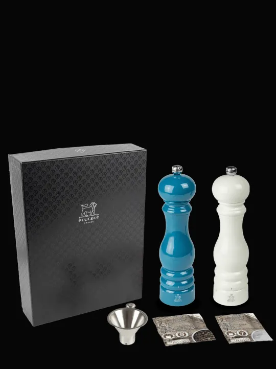Peugeot Saveurs Pack ParisRama u'Select Bleu Pacifique et Ivoire 22 cm -> Coffrets Cadeaux | Duos Et Combi 2 En 1