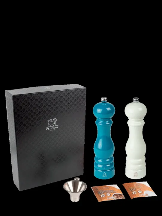 Peugeot Saveurs Pack ParisRama u'Select Bleu Pacifique et Ivoire 22 cm -> Coffrets Cadeaux | Duos Et Combi 2 En 1