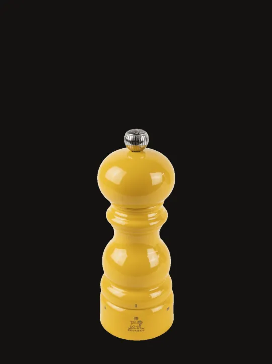 Peugeot Saveurs Pack parisrama u'select vert forêt et jaune safran 15cm Duo de moulins à poivre et à sel en bois u'select avec entonnoir inox -> Duos Et Combi 2 En 1 | Moulins À Sel Et Salières