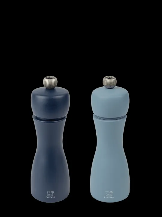 Peugeot Saveurs Pack tahiti air Duo de moulins à poivre et à sel en bois 15 cm et ses épices -> Envie De Couleurs | Duos Et Combi 2 En 1
