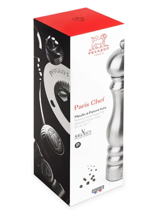 Peugeot Saveurs Paris chef Moulin à poivre manuel en u'select 22 cm -> Moulins À Poivre