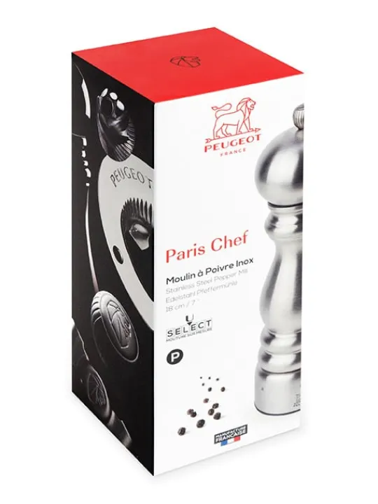 Peugeot Saveurs Paris chef Moulin à poivre manuel en u'select 18 cm -> Moulins À Poivre