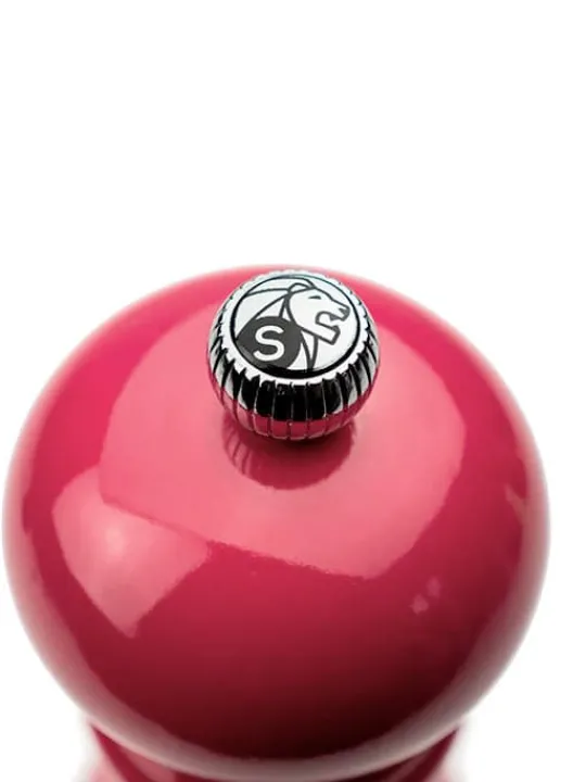 Peugeot Saveurs Paris Moulin à sel manuel en bois laqué, rose bonbon, 18 cm - 7in. -> Idées Cadeaux -50€ | Moulins À Sel Et Salières