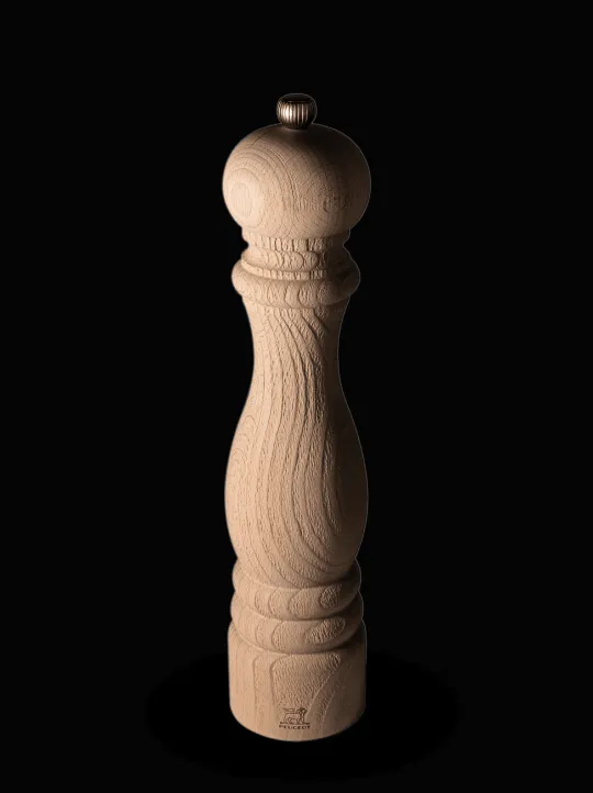 Peugeot Saveurs Paris Moulin à poivre manuel en bois et son poivre fair trade, 30 cm - 12in -> Moulins À Poivre