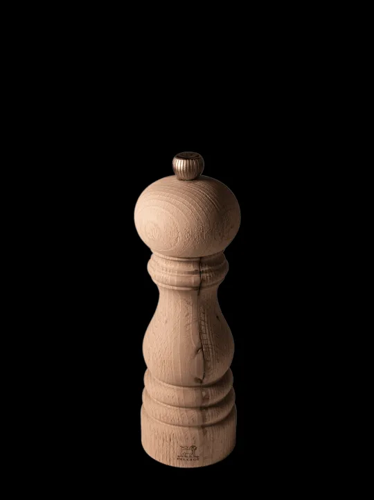 Peugeot Saveurs Paris Moulin à poivre manuel en bois et son poivre fair trade, 18 cm - 7in. -> Moulins À Poivre