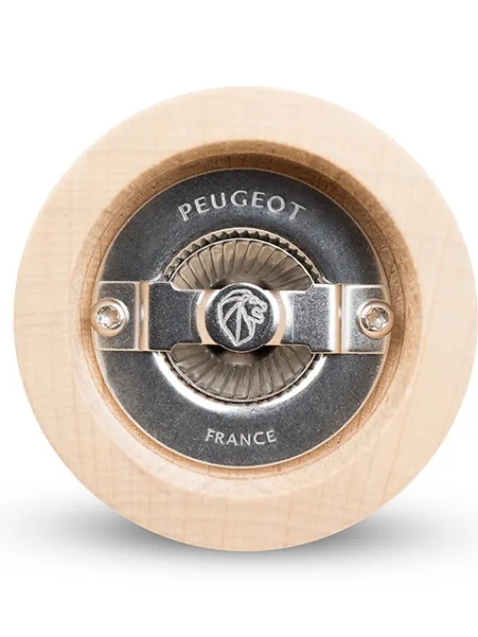 Peugeot Saveurs Paris Moulin à sel manuel en bois et son sel des alpes, 22 cm - 8,75in -> Moulins À Sel Et Salières