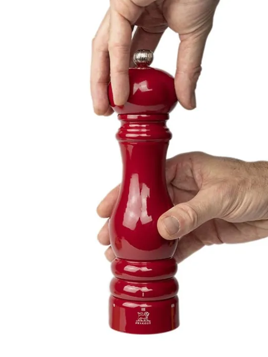 Peugeot Saveurs Paris u'select Moulin à poivre manuel en bois, u'select laqué rouge passion, 22 cm - 9in -> Idées Cadeaux -100€