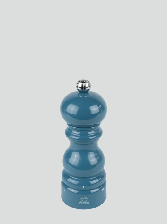 Peugeot Saveurs Paris u'select Moulin à poivre manuel u'select en bois laqué, bleu pacifique, 15 cm - 6 in -> Envie De Couleurs | Envie De Saveurs