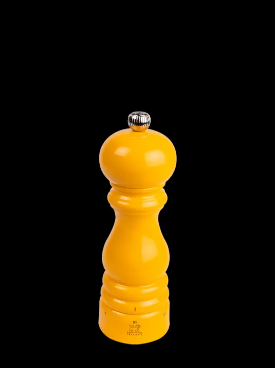 Peugeot Saveurs Paris u'select Moulin à poivre manuel u'select en bois laqué, safran, 18 cm - 7in -> Envie De Couleurs | Idées Cadeaux -100€