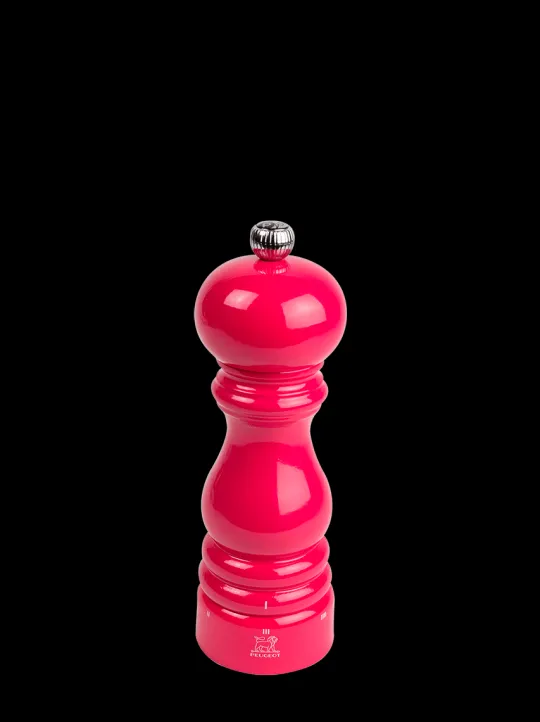 Peugeot Saveurs Paris u'select Moulin à poivre manuel u'select en bois laqué, rose bonbon, 18 cm - 7in -> Idées Cadeaux -100€ | Envie De Couleurs