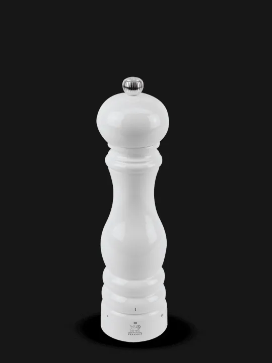 Peugeot Saveurs Paris u'select Moulin à sel manuel en bois u'select laqué blanc 22 cm -> Idées Cadeaux -100€ | Moulins À Sel Et Salières